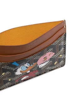 Goyard St Surplice Wallet in Black/Brown