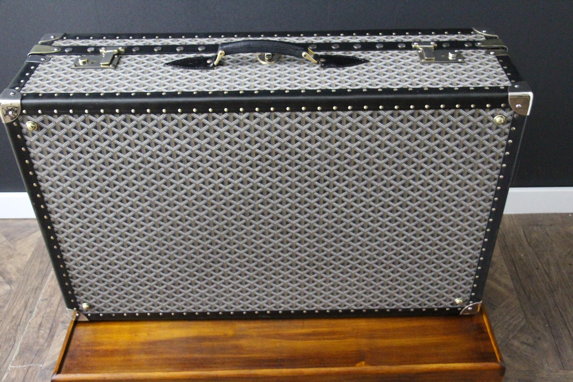 Baúl de vapor Goyard,  Baúl Goyard de 86 cm en lona Chevrons 8