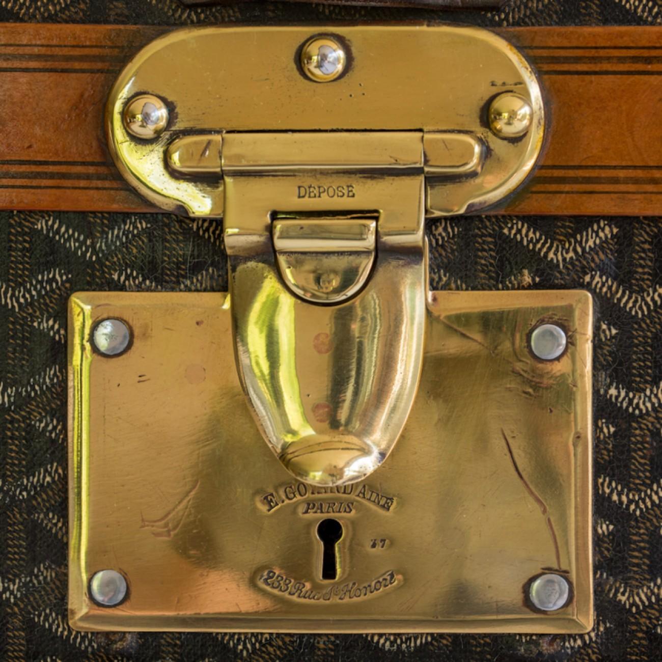 Goyard Steamer Trunk, circa 1915 12