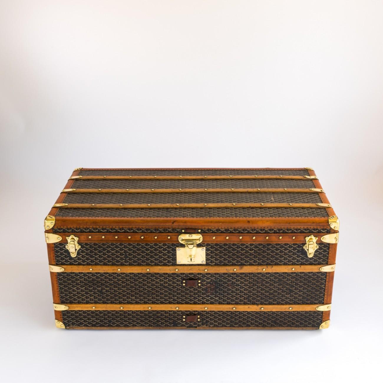 Early 20th Century Goyard Steamer Trunk, circa 1915