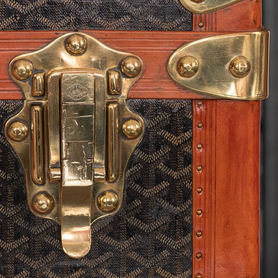 Goyard Steamer Trunk, circa 1920 7