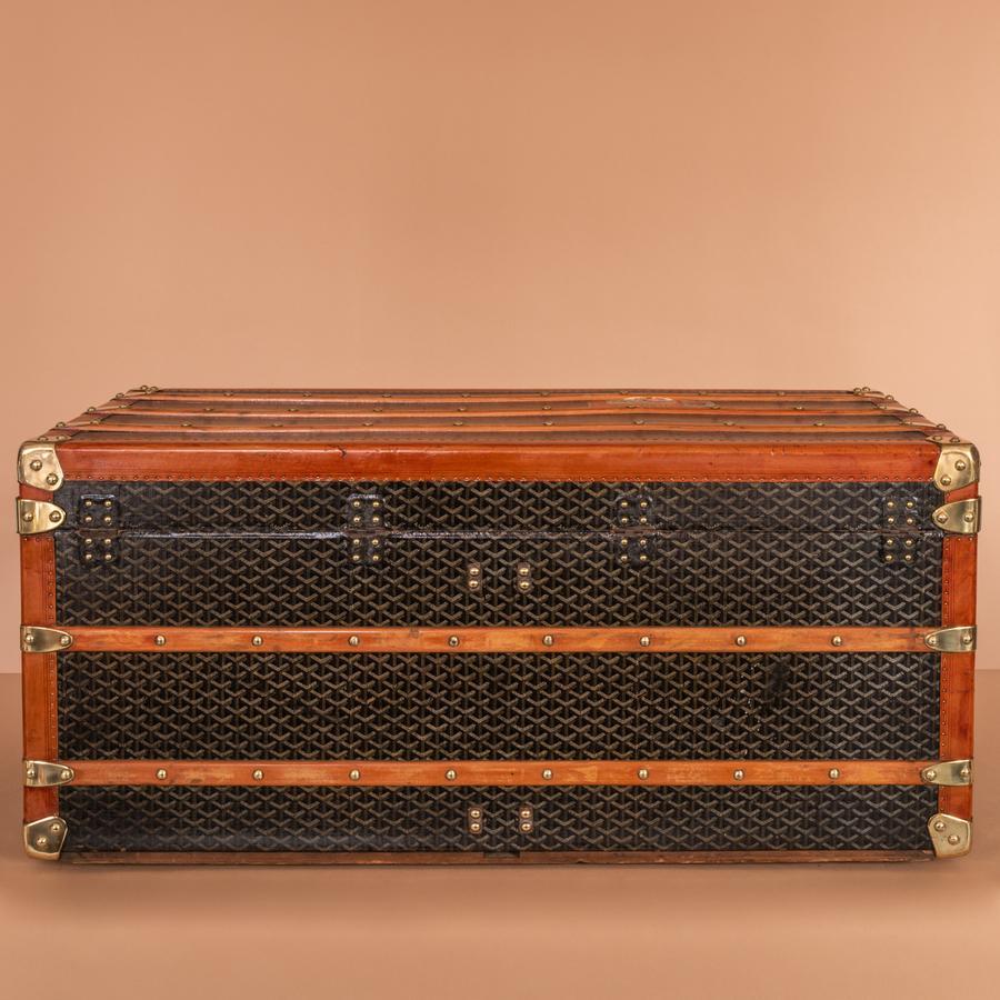 French Goyard Steamer Trunk, circa 1920