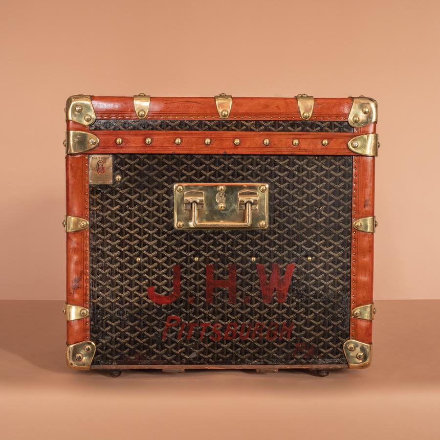 Goyard Steamer Trunk, circa 1920 1