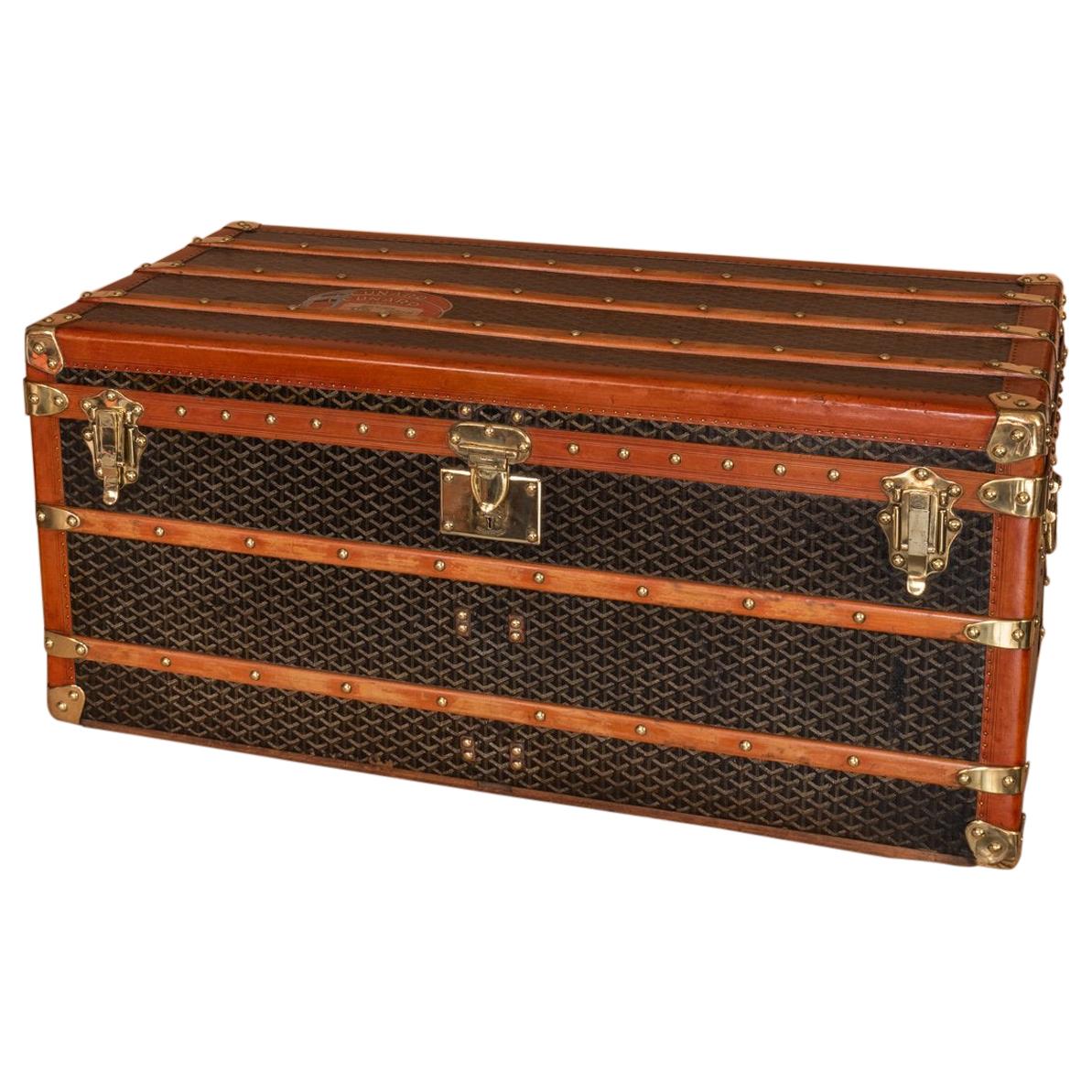 Goyard Steamer Trunk, circa 1920