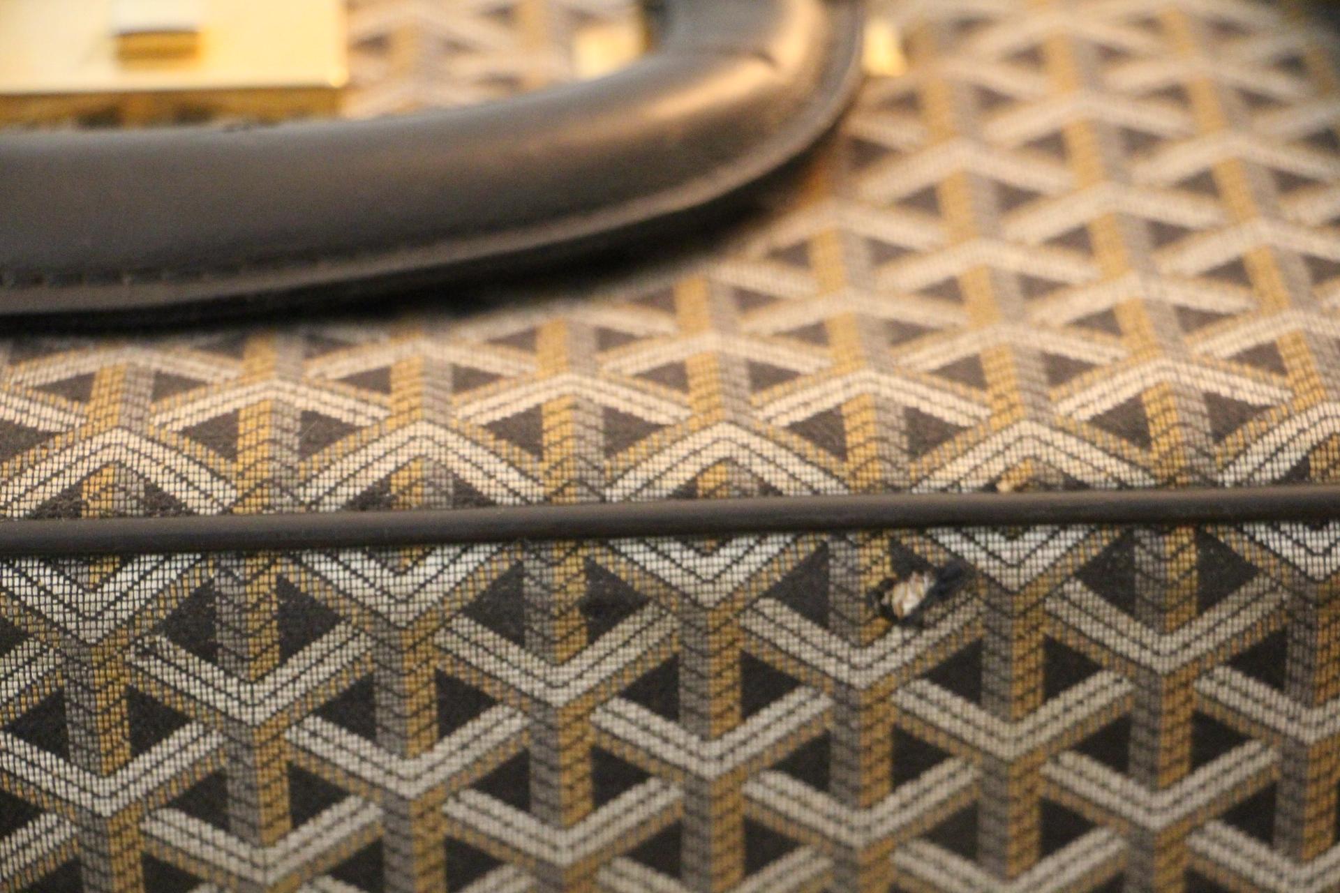 Gray goyard suitcase