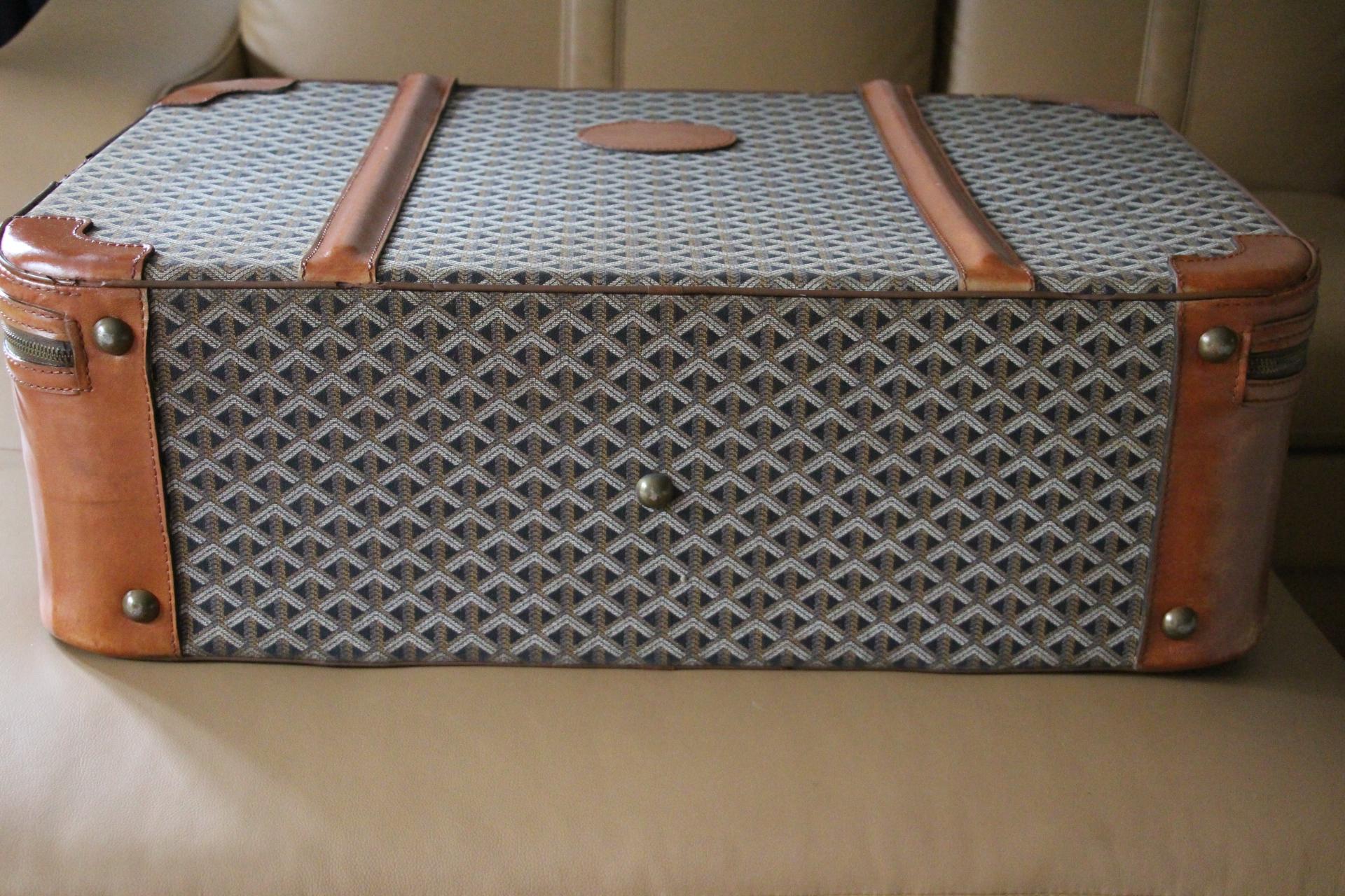Goyard Suitcase, Goyard Steamer Trunk For Sale 1