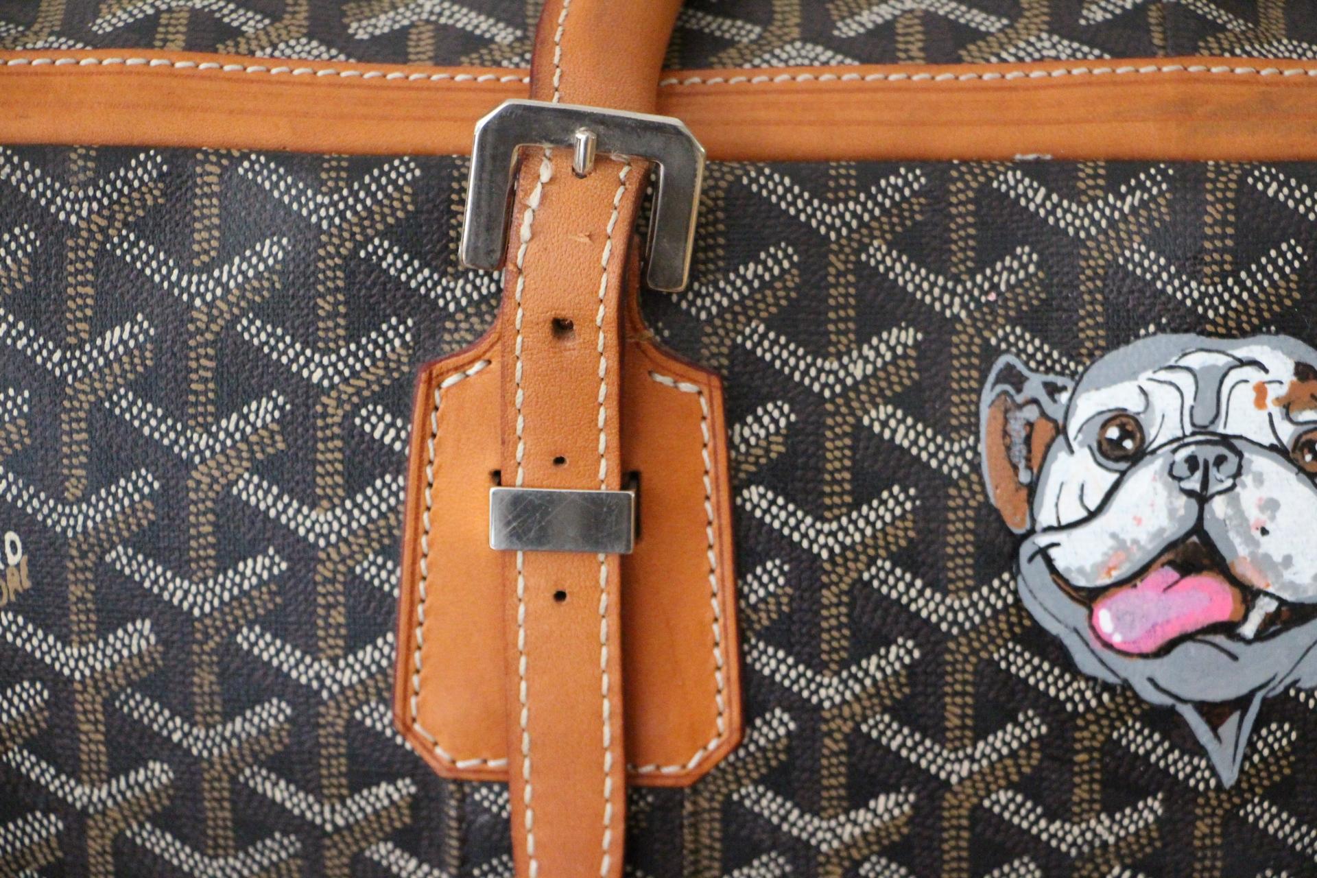 goyard luggage bag