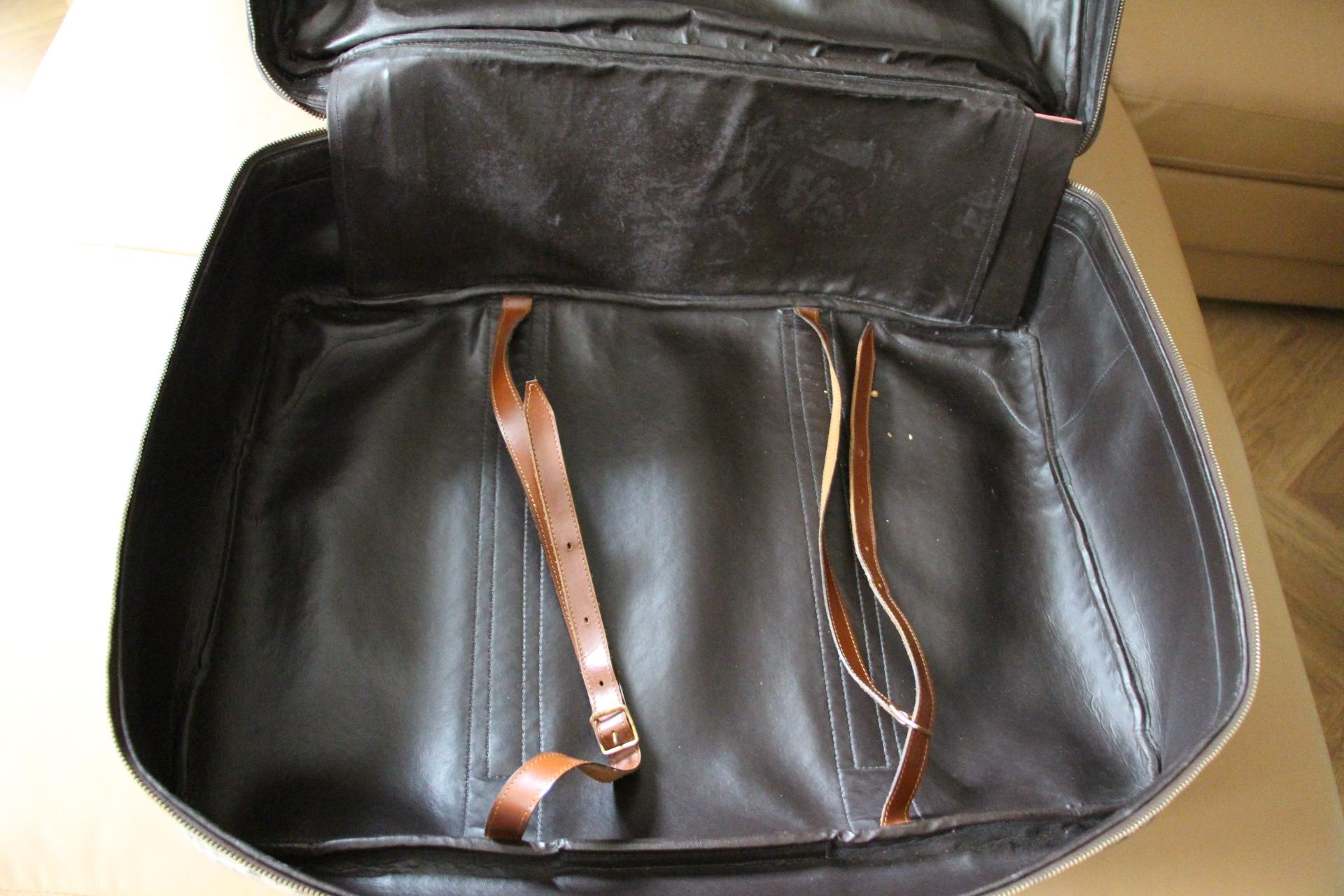 Goyard Suitcase in Woven Canvas, Goyard Steamer Trunk, Goyard Travel Bag 11