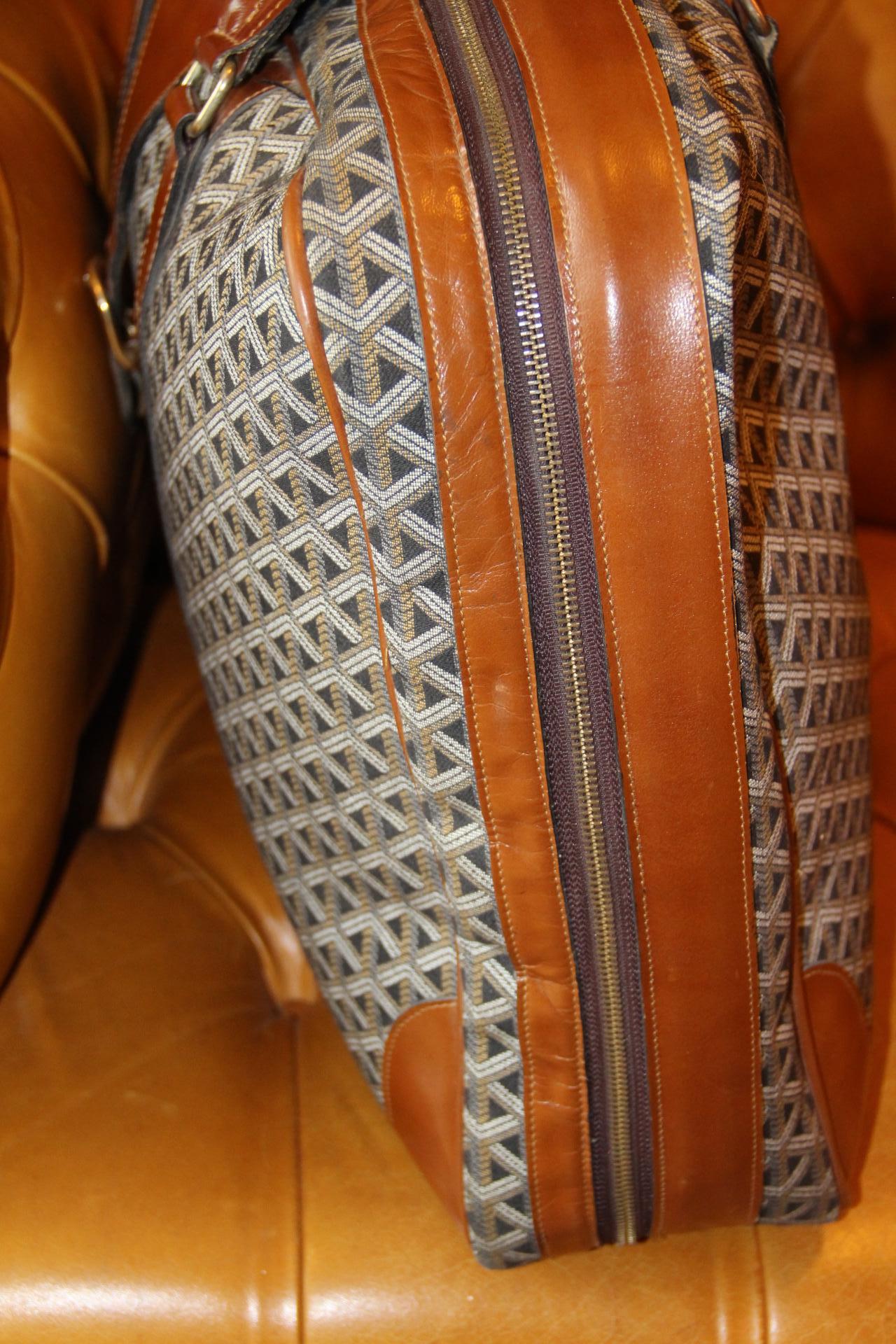 Maleta Goyard de lona tejida, baúl vaporizador Goyard, bolsa de viaje Goyard en venta 2