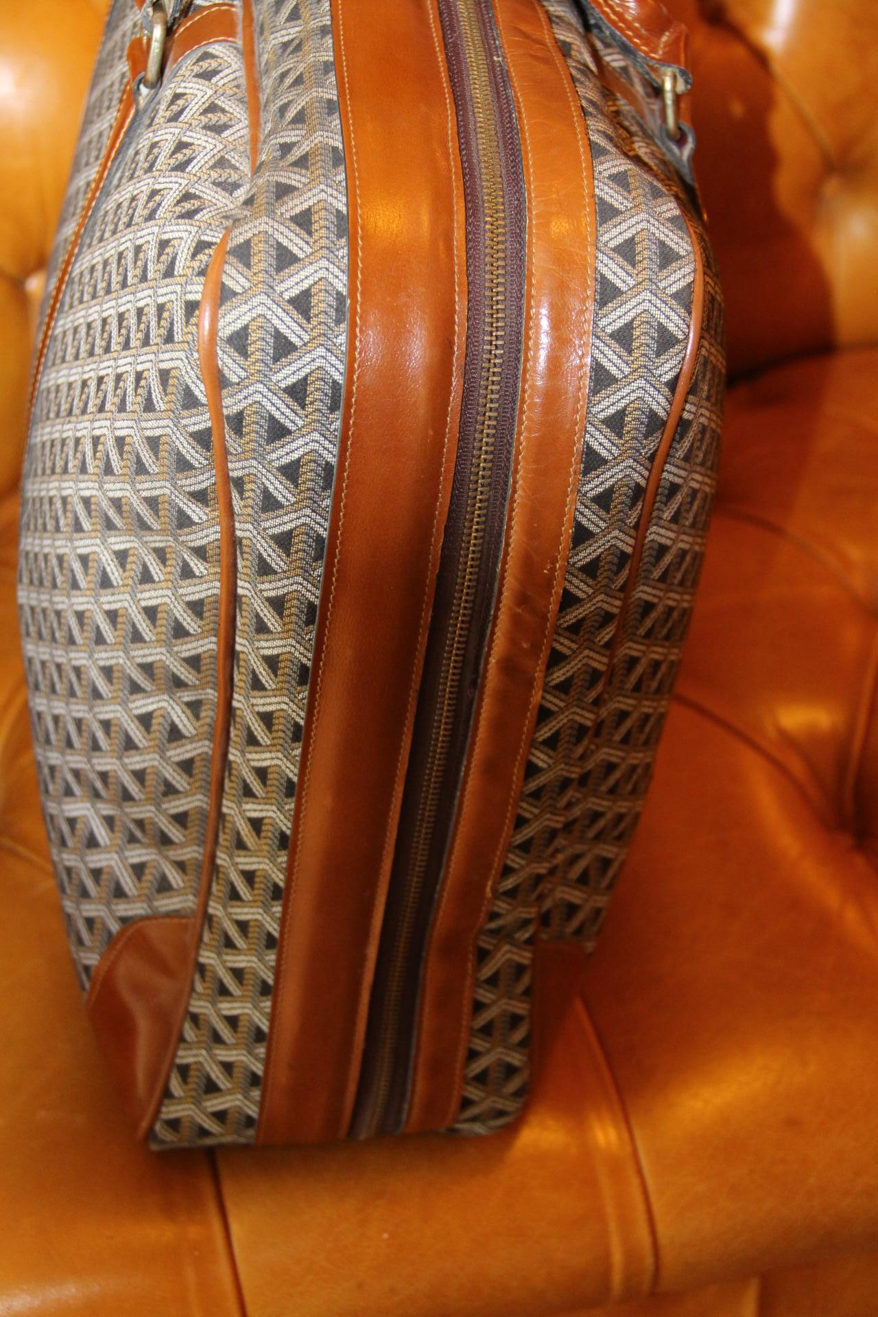 Maleta Goyard de lona tejida, baúl vaporizador Goyard, bolsa de viaje Goyard en venta 3