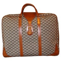 Goyard-Koffer aus gewebtem Segeltuch, Goyard-Dampfer-Truhe, Goyard-Reisetasche