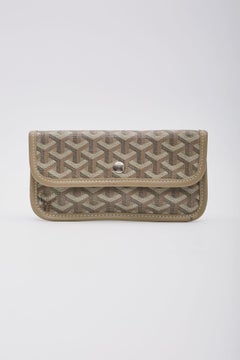 Goyard Taupe Goyardine St. Louis Pochette