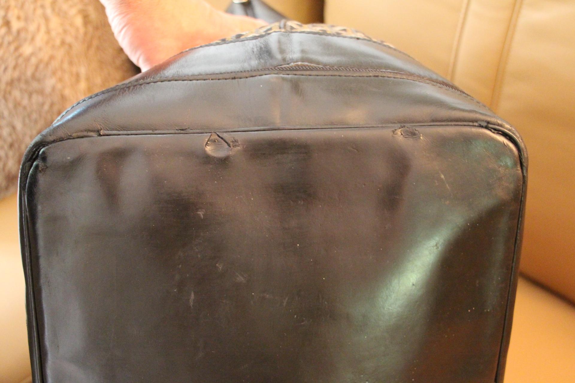 Goyard Travel Bag, Vintage Oversized Goyard Travel Bag Tote For Sale 5