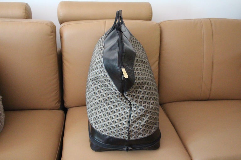 Goyard Travel Bag, Vintage Oversized Goyard Travel Bag Tote at 1stDibs