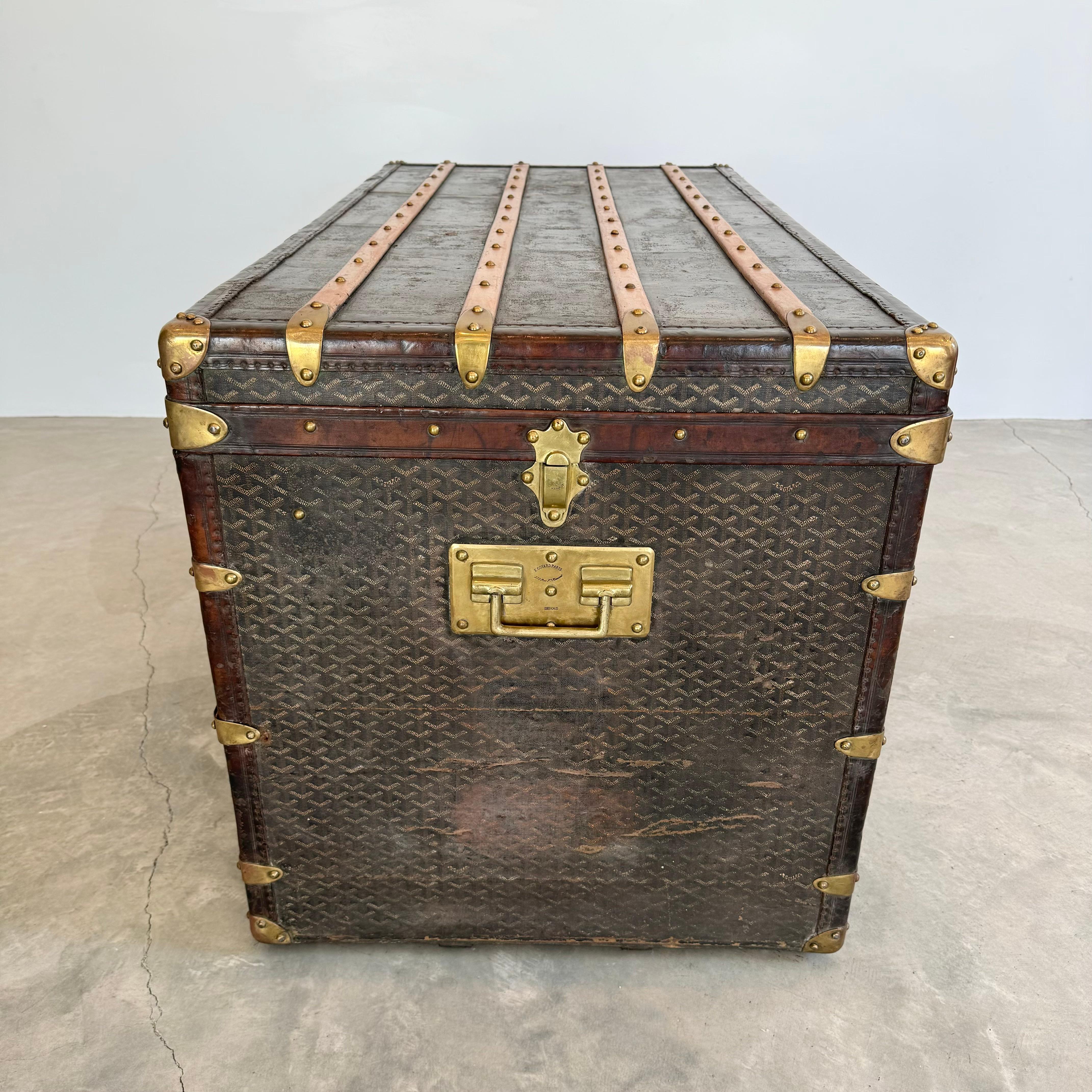 Goyard Trunk, 1910 France For Sale 4
