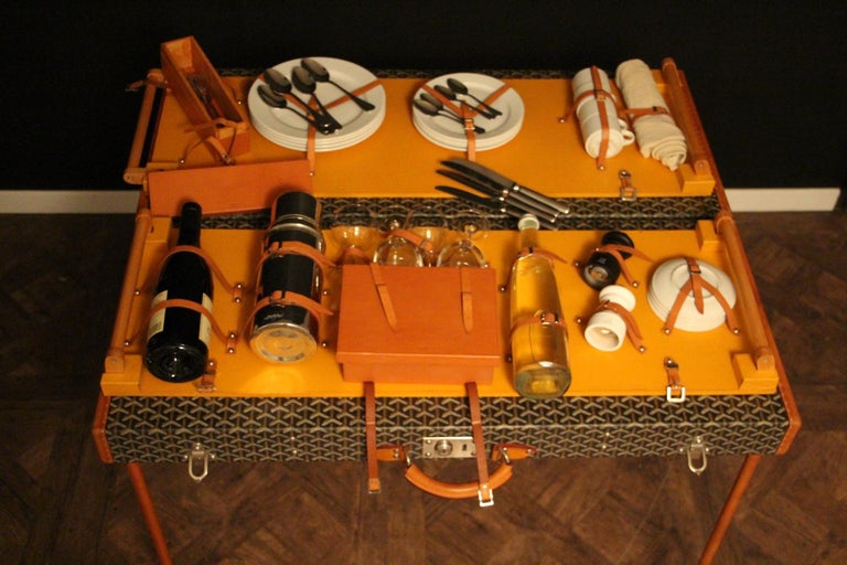 Goyard Trunk Goyard Picnic Trunk Goyard Folding Sideboard Table