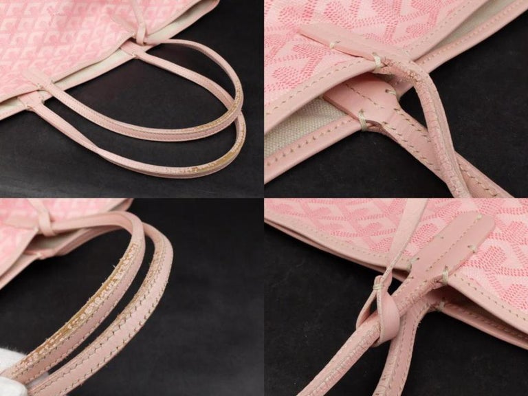 Goyard Ultra Rare Pink Chevron St Louis Tote with Pouch 1GY1202 at 1stDibs   goyard pink st louis, goyard st louis pm pink, pink goyard saint louis  tote