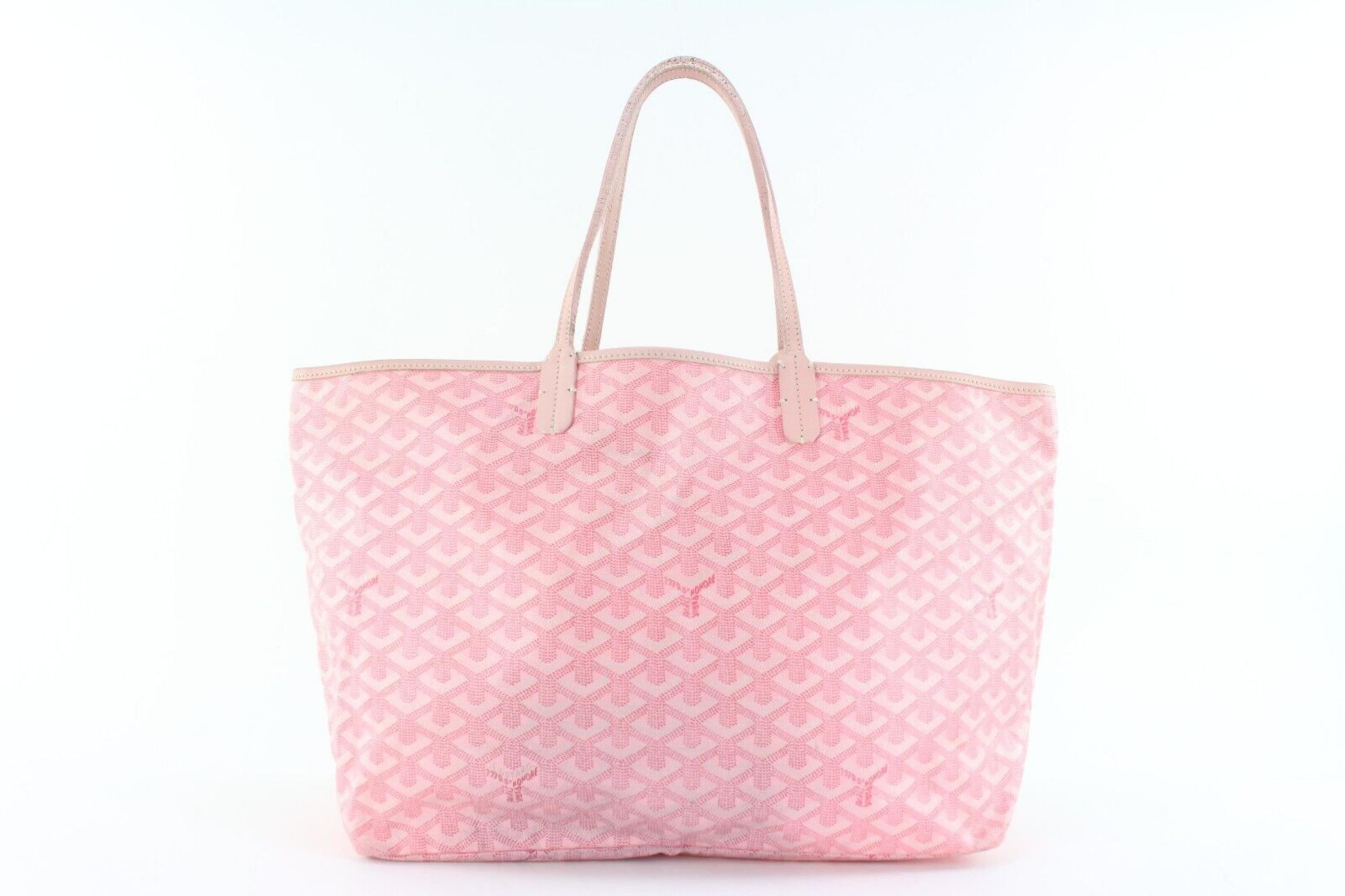 Goyard Ultra Rare Pink Chevron St Louis Tote with Pouch 1GY1202 3