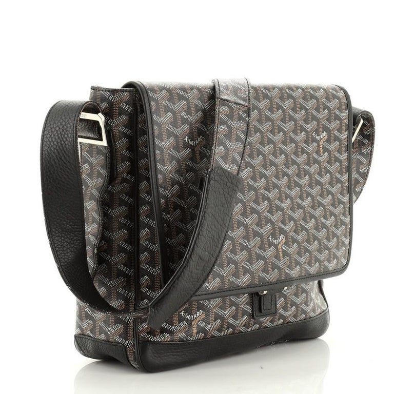 Goyard Urbain Messenger Navy in Canvas with Silver-tone - US