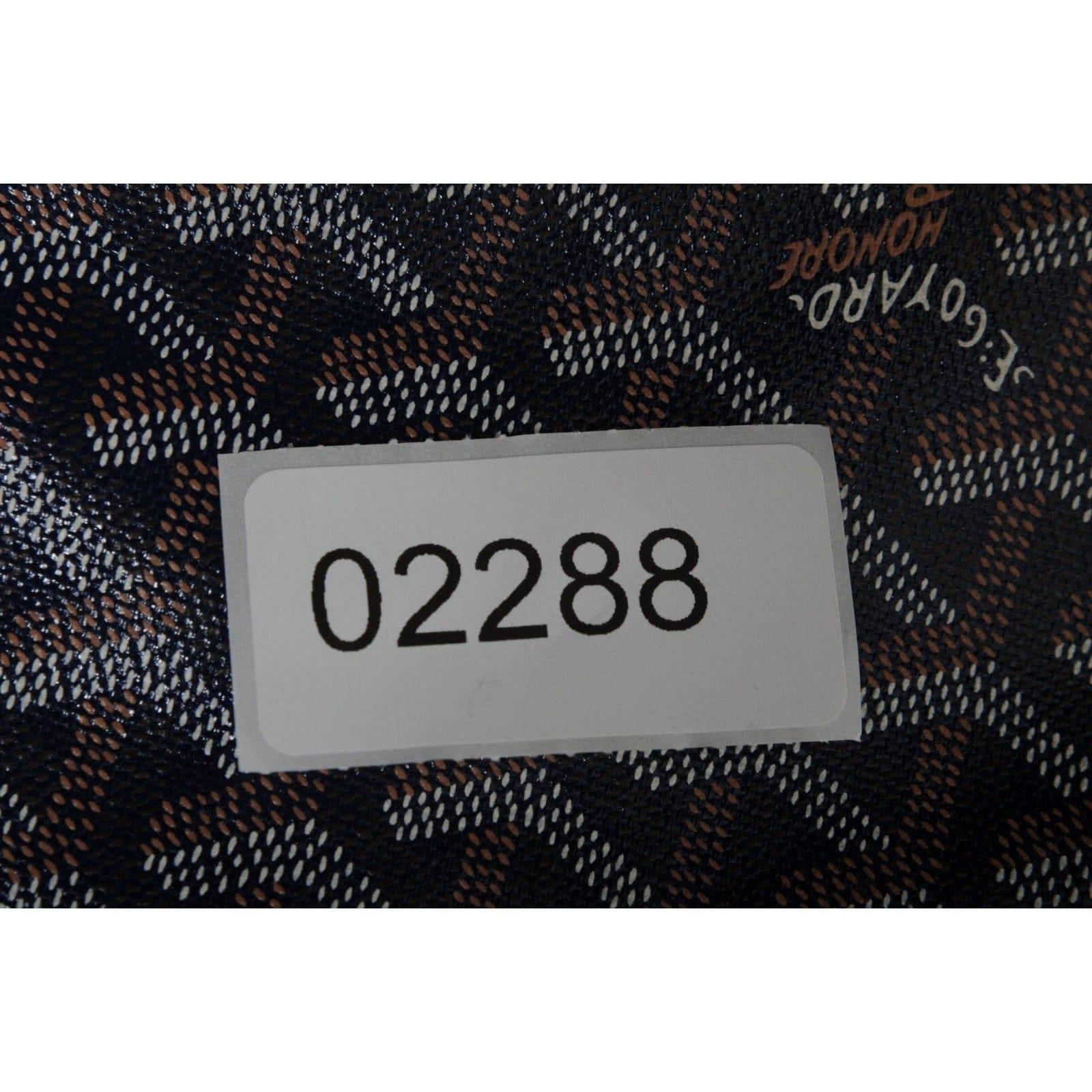 Goyard Vendome Sac GM Top Handle Tote Bag Navy Blue Computer Carry On Travel en vente 13