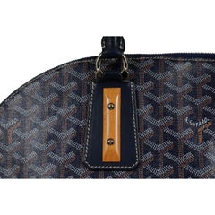 Goyard Vendome Sac GM Top Handle Tote Bag Navy Blue Computer Carry On Travel