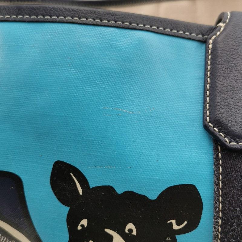Goyard Villette Bolso Grande Azul Marino Bulldog Francés en venta 5