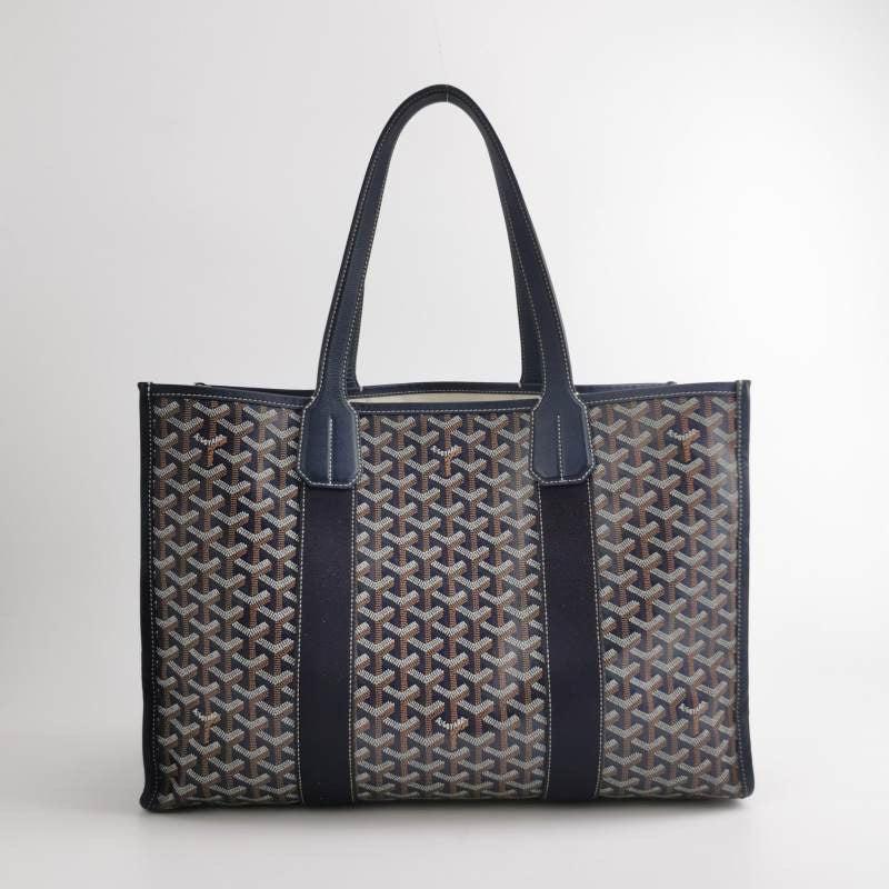 Goyard Villette Bolso Grande Azul Marino Bulldog Francés en Bueno estado para la venta en AUBERVILLIERS, FR