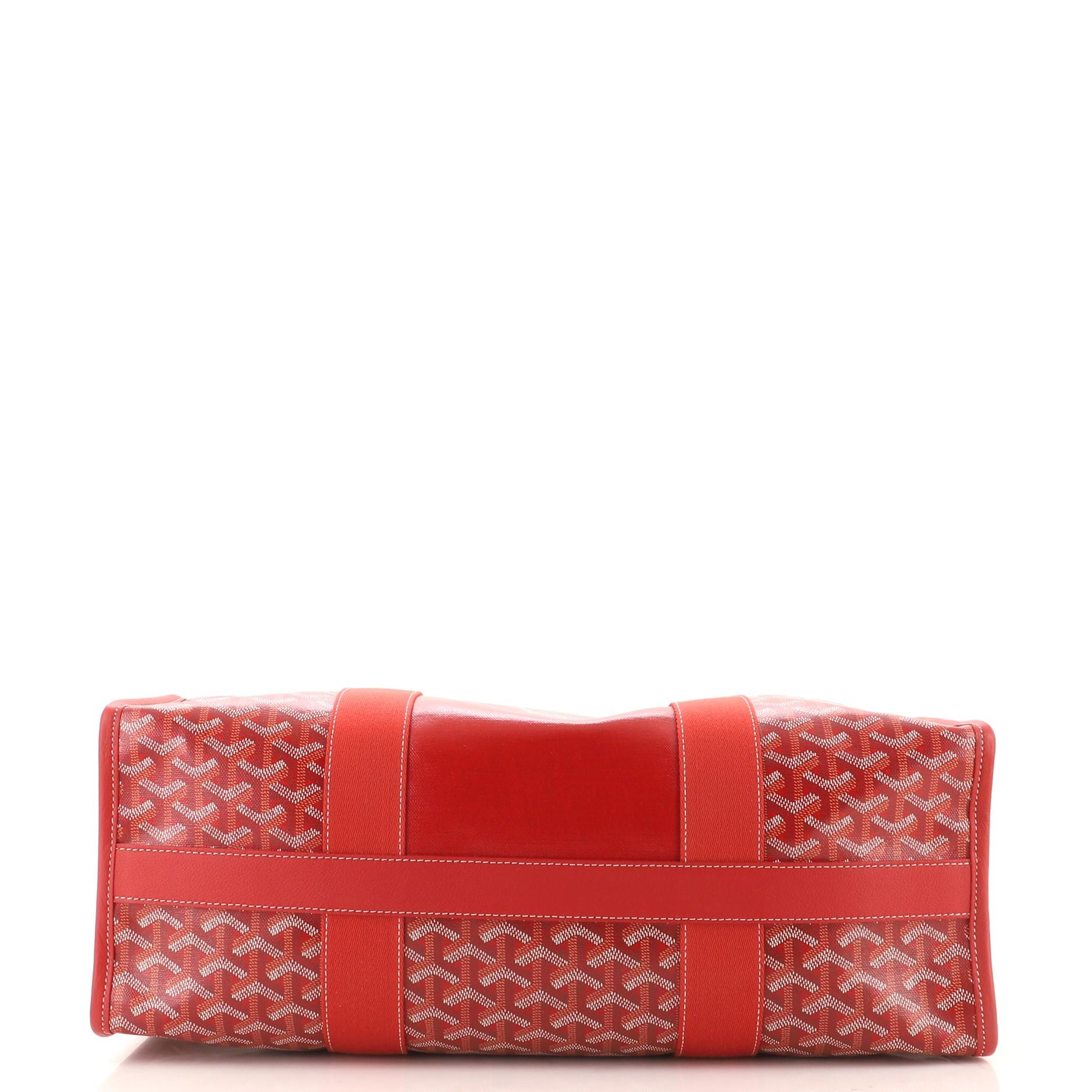 GOYA VILLETTE TOTE 45CM RED CANVAS