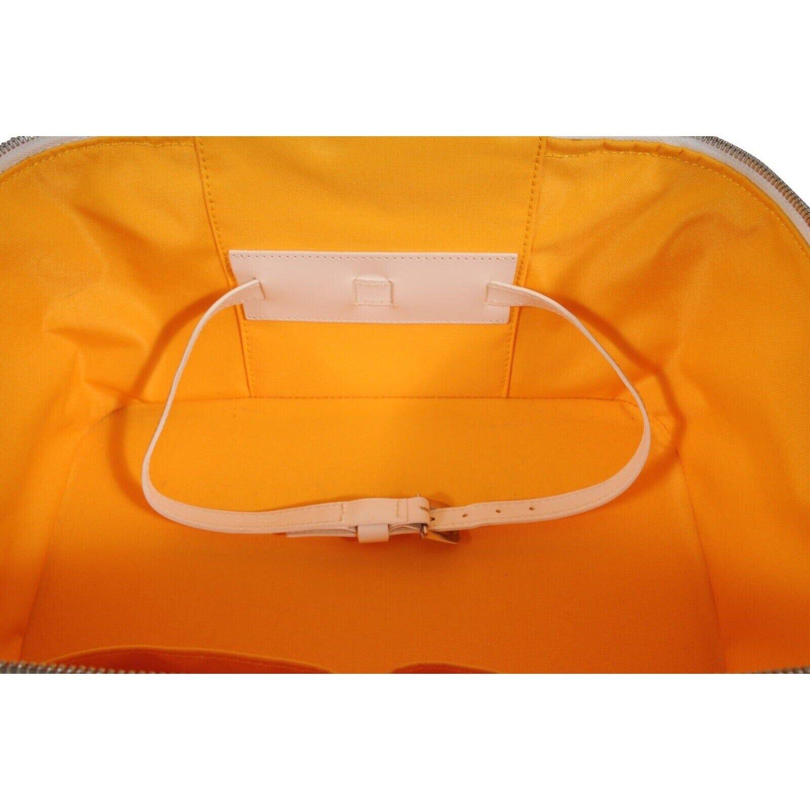 Goyard Vintage 2000's Y2k Blanco Vanity Train Case Canvas Crossbody Bolsa de viaje en venta 14
