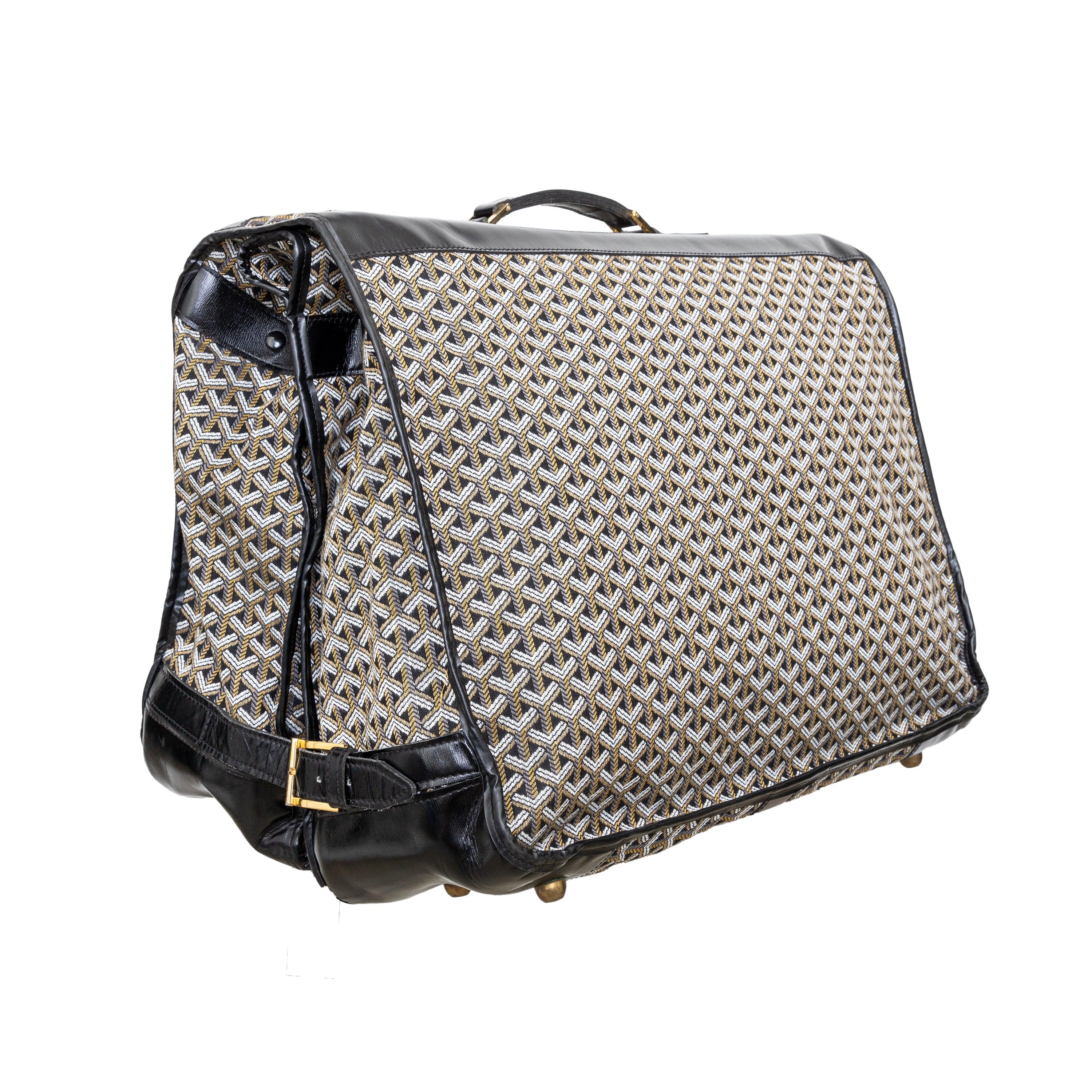 Goyard Vintage Garment Bag - '70s In Fair Condition For Sale In Milano, IT