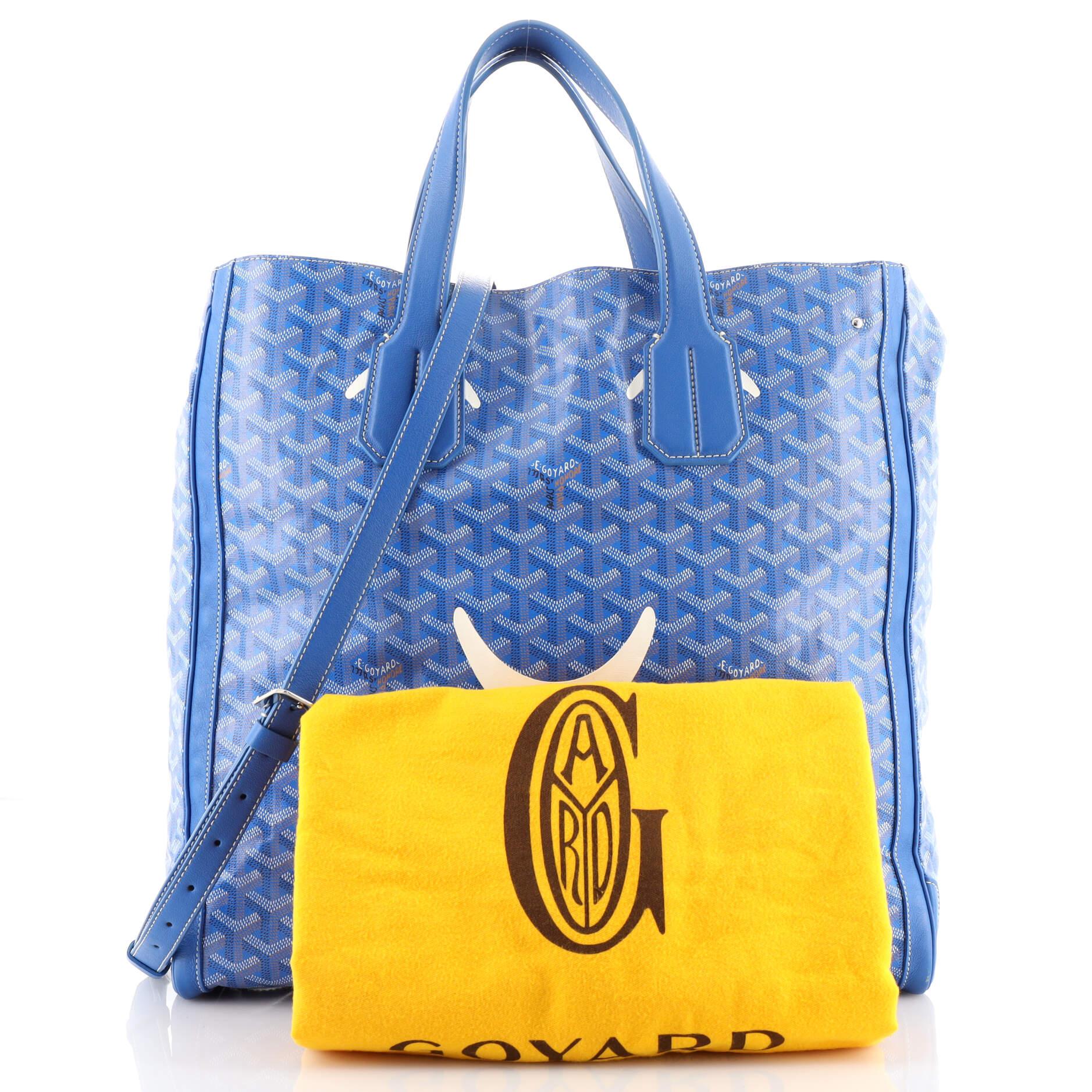 Goyard Voltaire Convertible Tote Painted Coated Canvas at 1stDibs