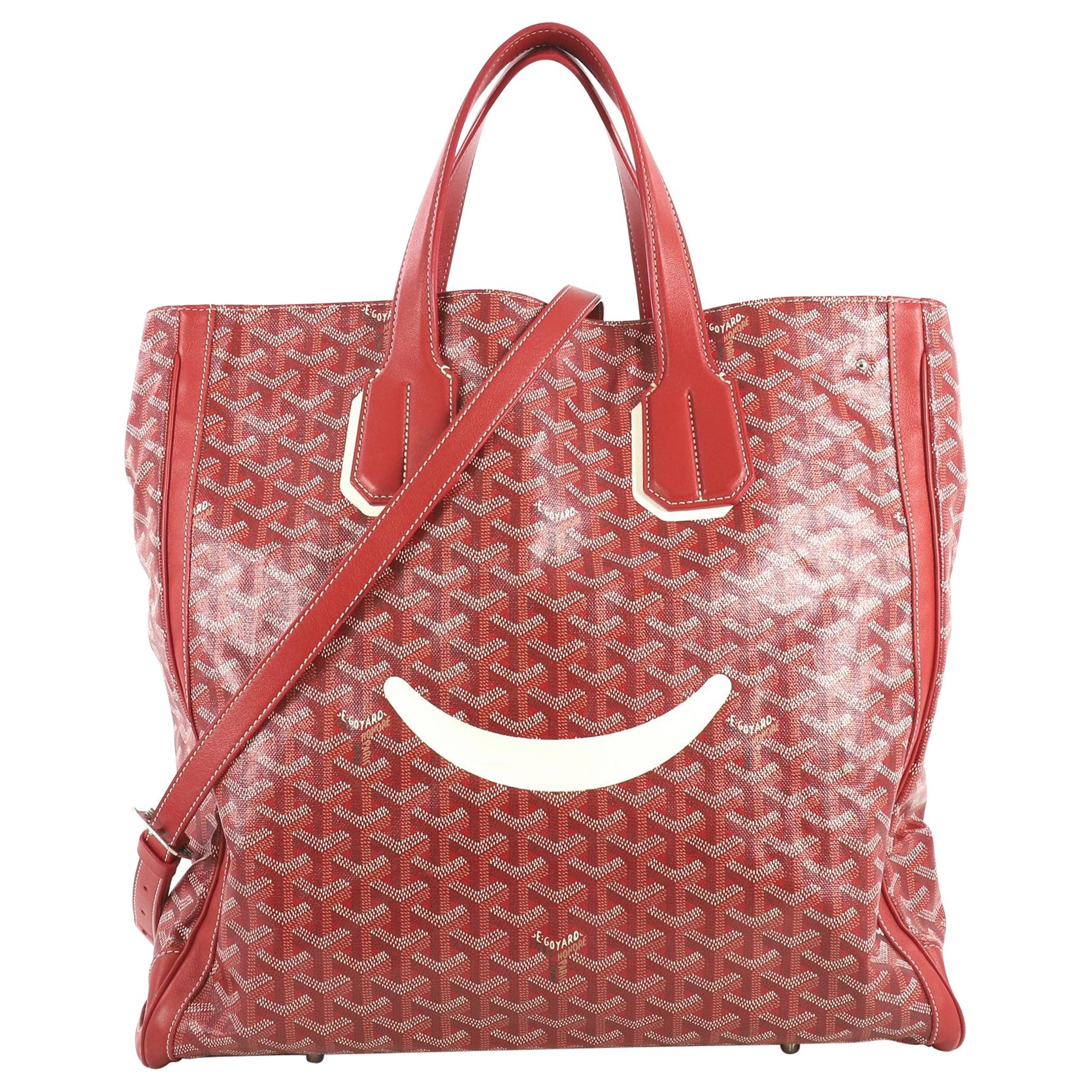 Goyard Voltaire Convertible Tote Painted Coated Canvas
