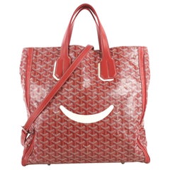 Goyard Voltaire Convertible Tote Painted Coated Canvas