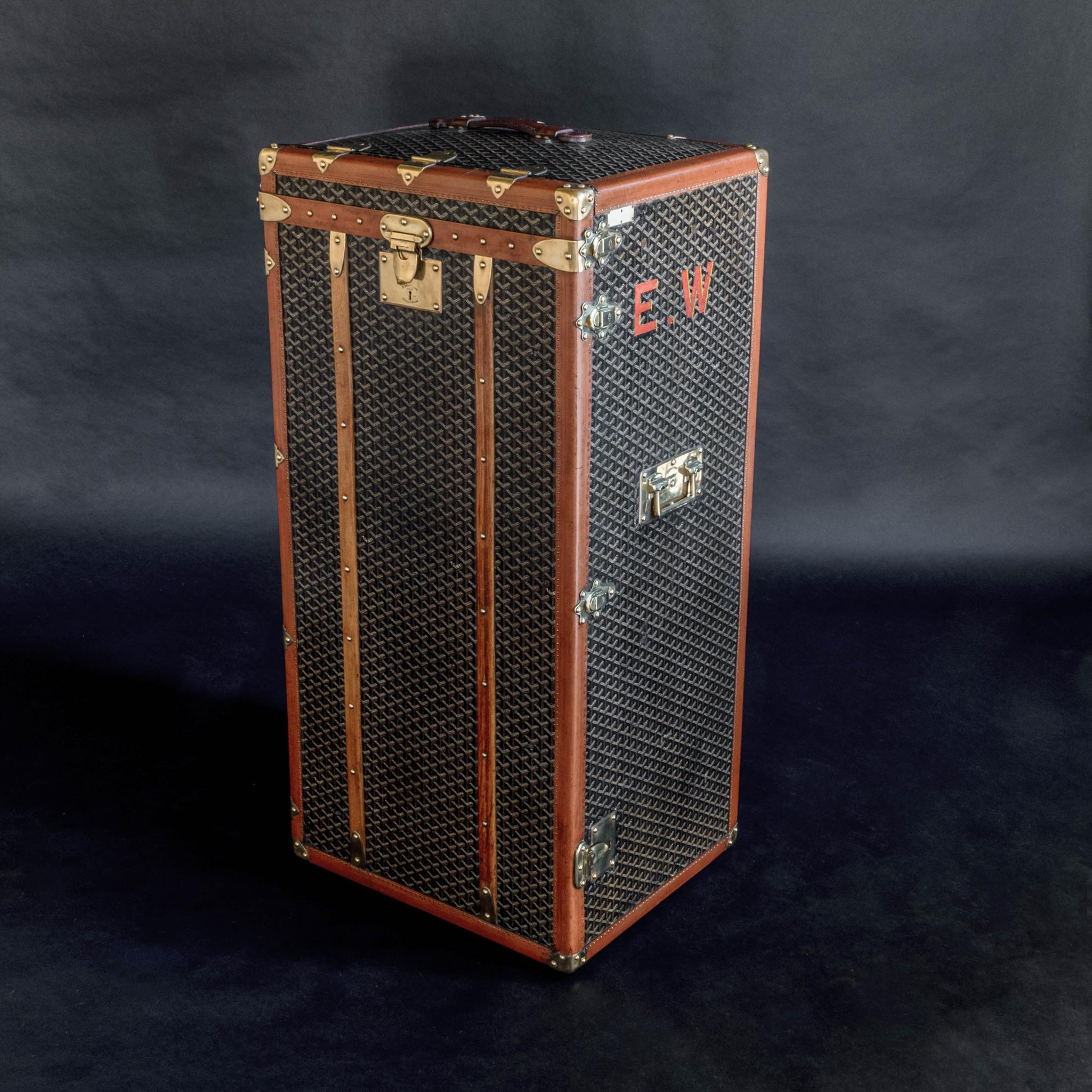 goyard steamer trunk