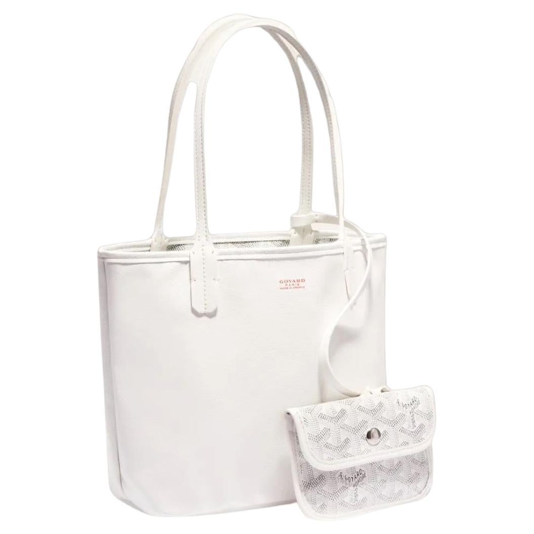 Goyard White Anjou Mini bag