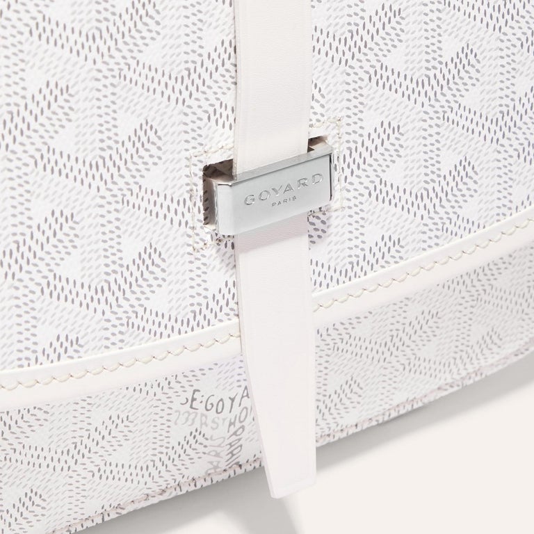 Goyard Belvedere MM Messenger Bag White - Luxury In Reach
