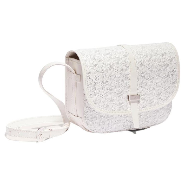 Goyard White Belvedere PM Bag & Matching Wallet - Depop