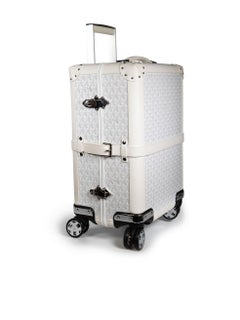 Goyard White Bourget PM Trolley Case