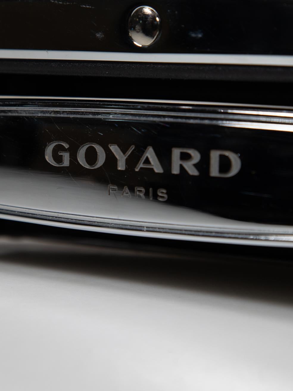Goyard White Bourget PM Trolley Case 1