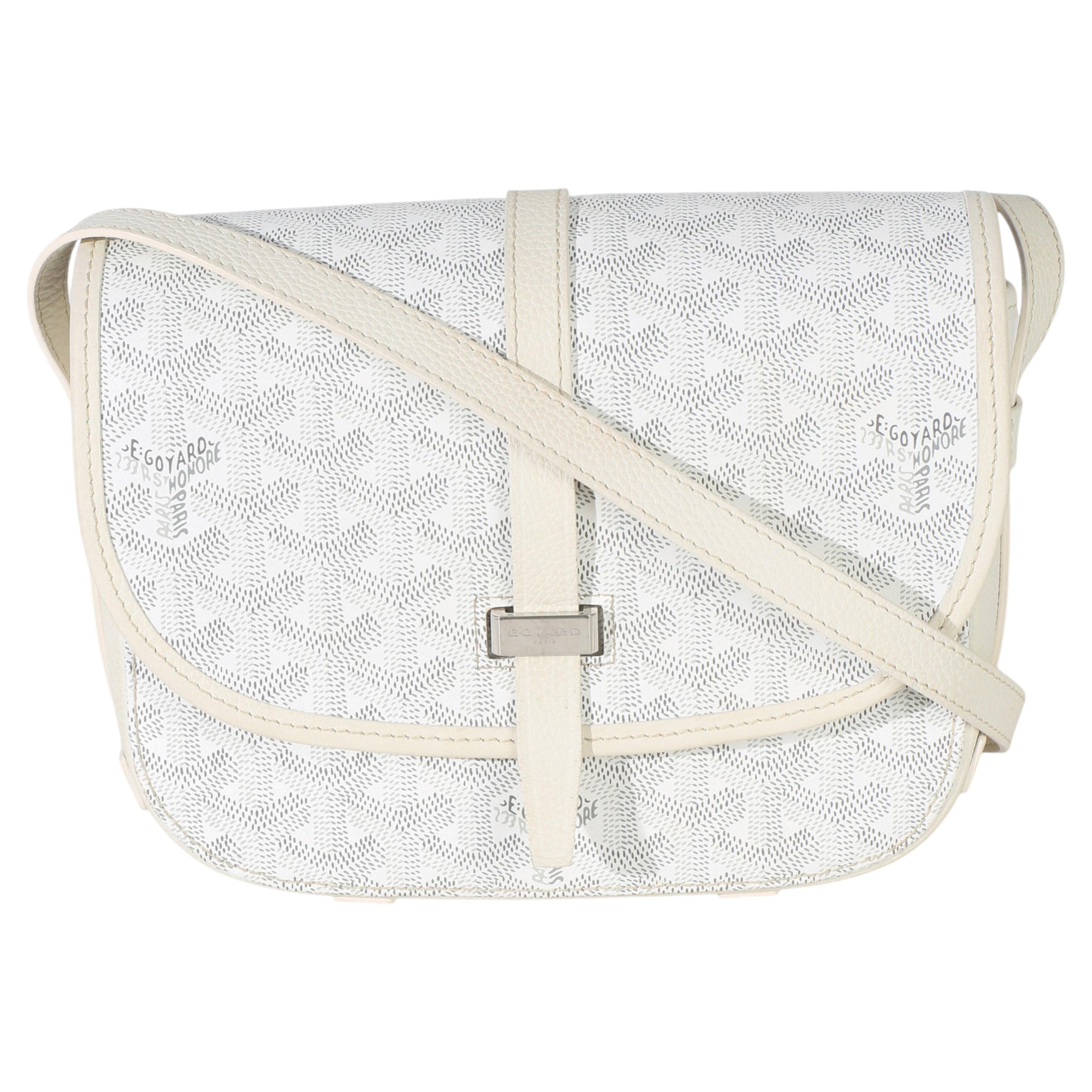 Goyard Bianco Tela Belvedere II PM