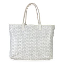 Goyard White Goyardine Canvas Saint Louis PM