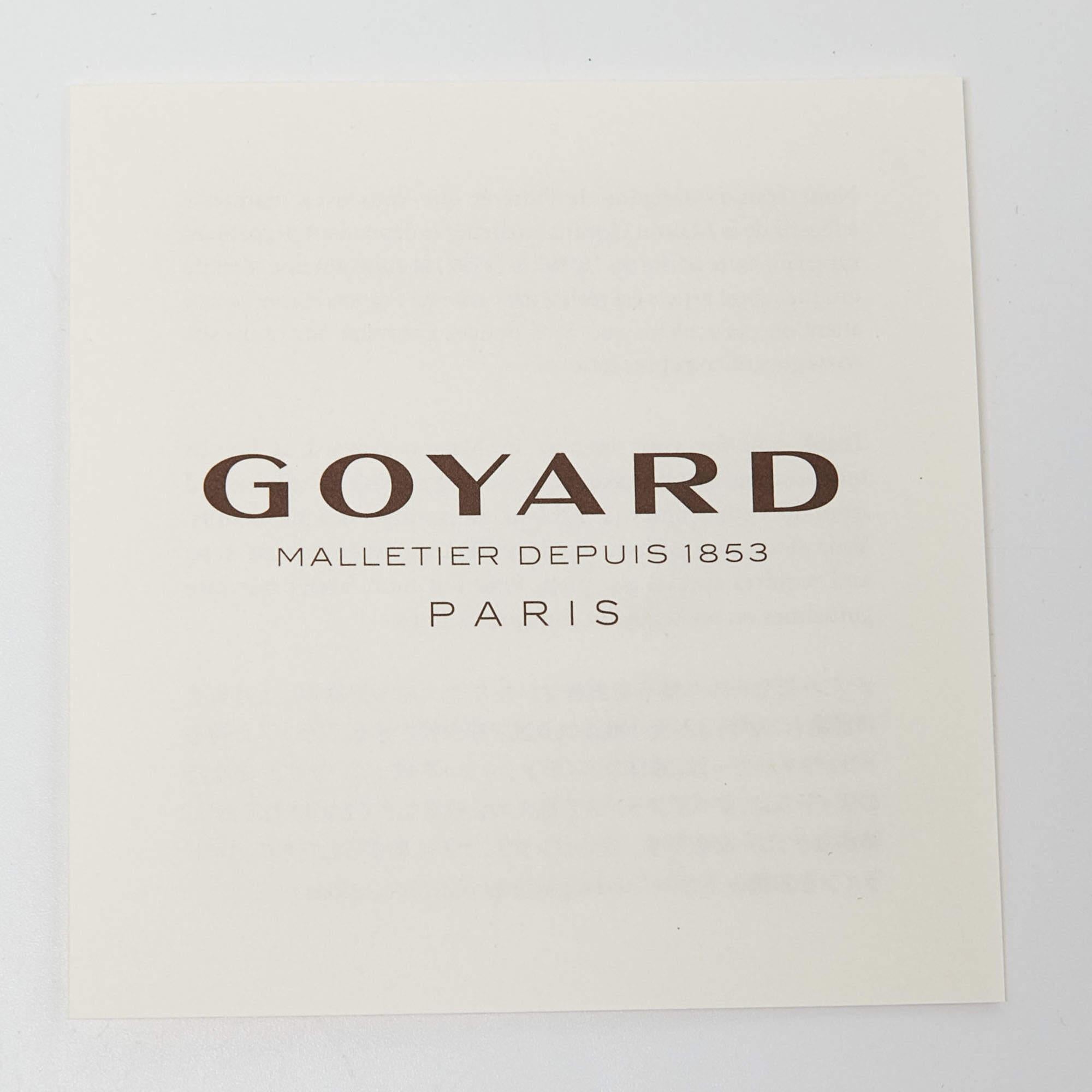 Goyard White Goyardine Coated Canvas and Leather Saint Sulpice Card Holder 6