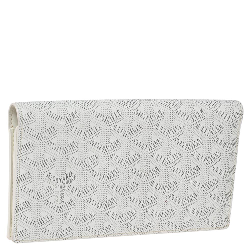 white goyard wallet