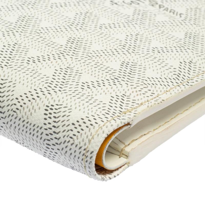 Goyard White Goyardine Coated Canvas Saint Florentin Wallet 2