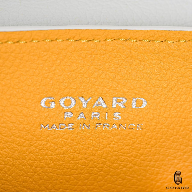 Goyard White Mini Saigon Souple Bag 🔥💗 Available at richdiamonds.com