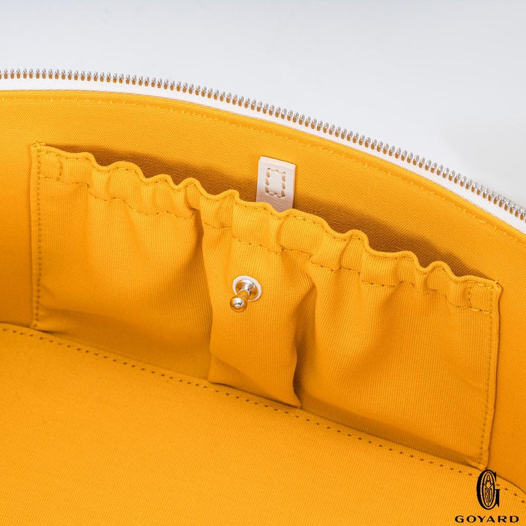 Goyard Goyardine Muse Vanity Case - Yellow Cosmetic Bags