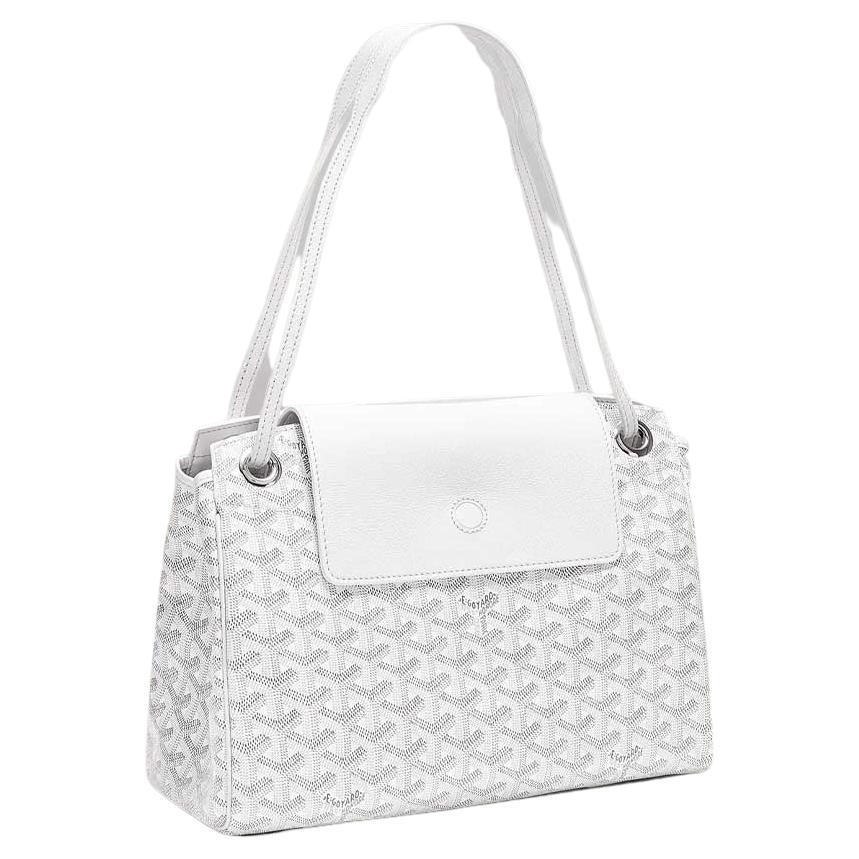 Goyard White Rouette PM bag For Sale at 1stDibs