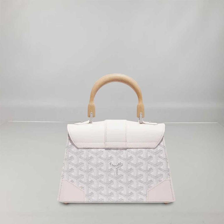 Goyard - Mini sac blanc ?� Sagon Structur ?� ?� structure - En vente sur 1stDibs