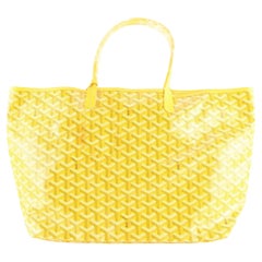 Goyard Yellow Chevron St Louis GM Tote 1GY0228