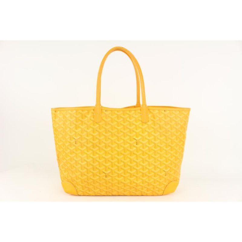 goyard yellow tote